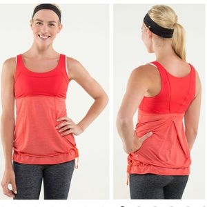 COPY - Lululemon Run: Ta Ta Topper Tank in Love Red